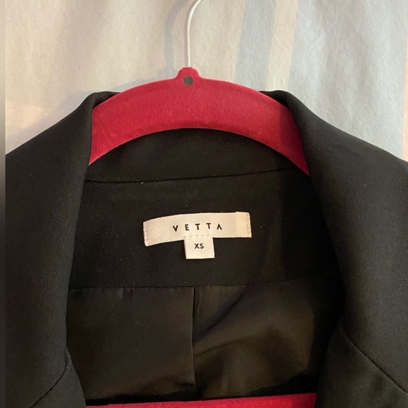 Vetta Blazer Dress x-small In Black NWOT - Picture 6 of 6